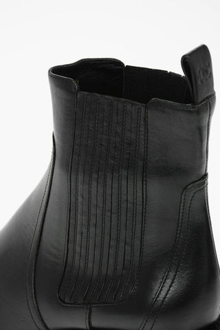 Leather FOLCO Chelsea Booties with Paneled Detailing 5,5cm