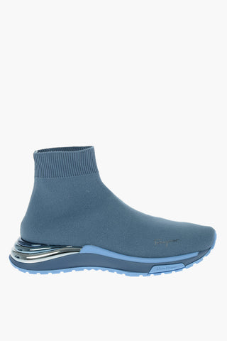Nylon NINETTE Sock Sneakers with Degradé Metallic Detailing on the Sole