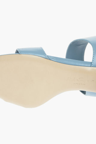 Leather CAYLA Sandals with Logoed Buckle Detail 6cm