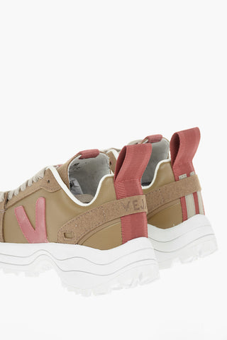 RICK OWENS X VEJA Faux Leather HIKING STYLE Sneakers with Logo
