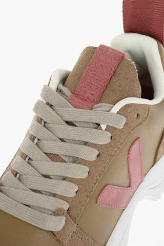 RICK OWENS X VEJA Faux Leather HIKING STYLE Sneakers with Logo