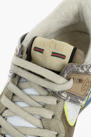 Leather Nylon ULTRAPACE TEJUS Sneakers with Side Logo