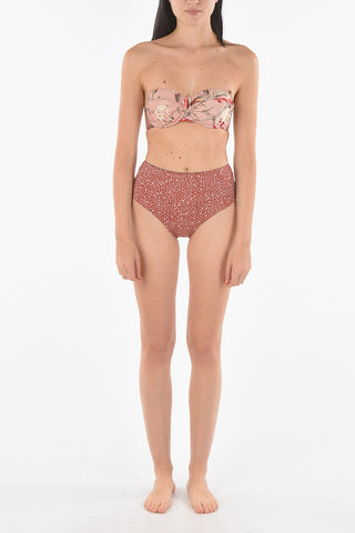 Floral Patterned Balconette Bikini Top