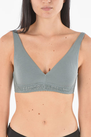 EMPORIO Logoed Band Cotton Bra