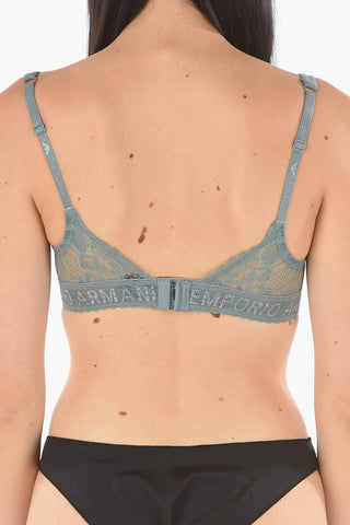 EMPORIO Logoed Band Cotton Bra