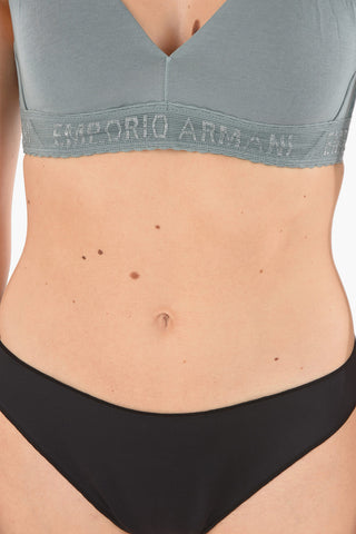 EMPORIO Logoed Band Cotton Bra