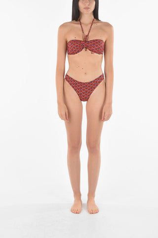 Monogram Printed Bikini Bandeau
