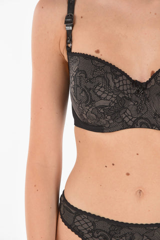 Reggiseno a Balconcino BRITTANY con Motivo Pizzo 