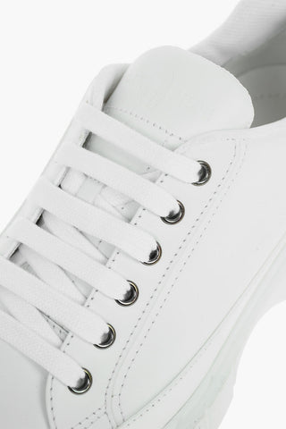 Leather Sneakers With Platform Sole