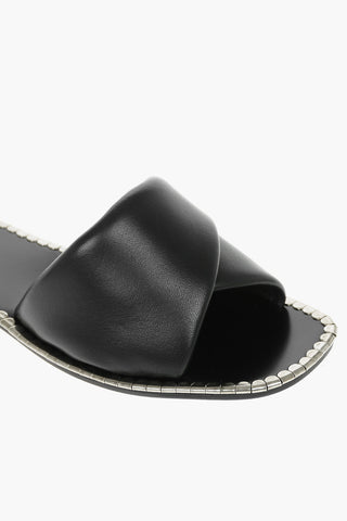 Slides In Pelle Asimmetriche