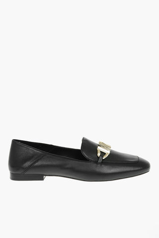 Logoed Leather IZZY Loafers