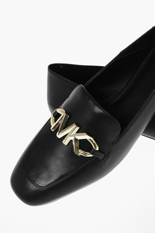 Logoed Leather IZZY Loafers