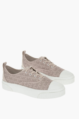 Laced-up Logoed OLLIE Fabric Sneakers