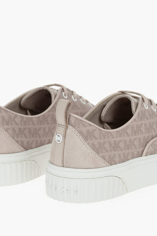 Laced-up Logoed OLLIE Fabric Sneakers