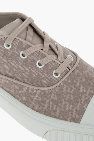 Laced-up Logoed OLLIE Fabric Sneakers