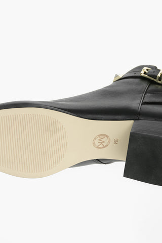 Studded Leather BRITTON Ankle Boots With Side Zip 5 cm