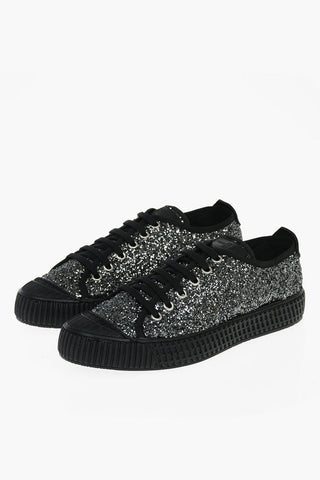 Sneakers Glitterate Con Stringhe