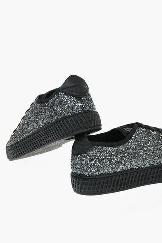 Sneakers Glitterate Con Stringhe