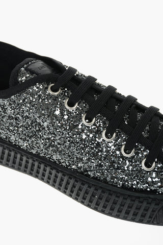 Sneakers Glitterate Con Stringhe