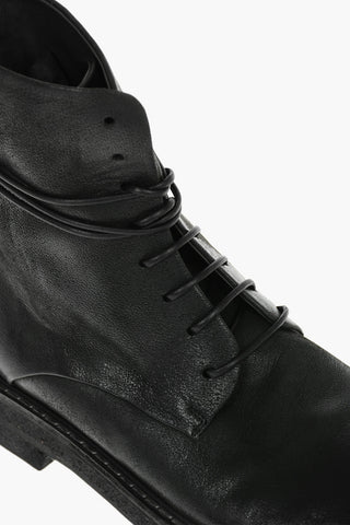 Nabuck Leather PARRUCCA Zipped Combat Boots