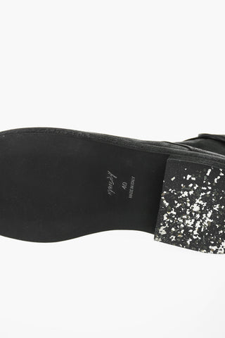 Nabuck Leather PARRUCCA Zipped Combat Boots