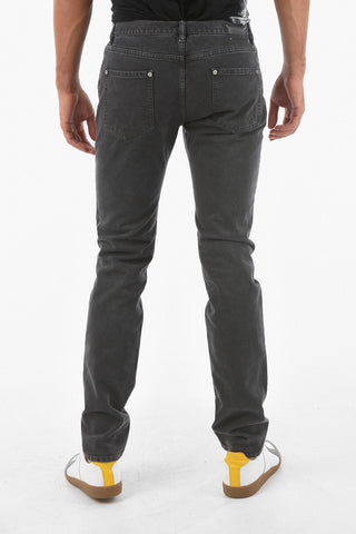 jeans regular fit con passanti 18cm