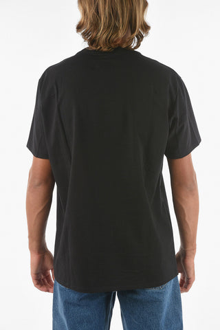 T-shirt girocollo RETRO POSTER con Maxi Ricamo