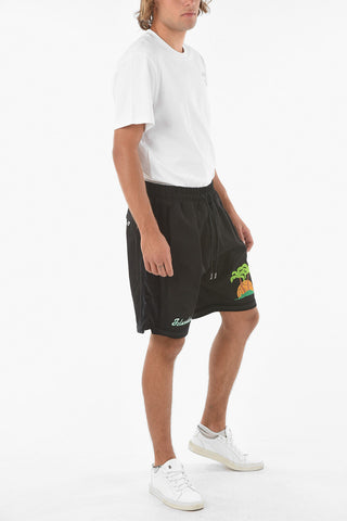 Velvet Side Band Shorts
