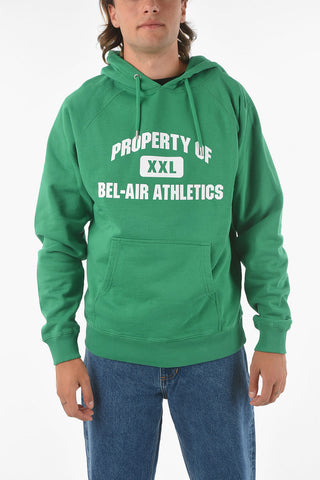 Hooded PROPERTY Sweatshirt with Contrasting Lettering Print