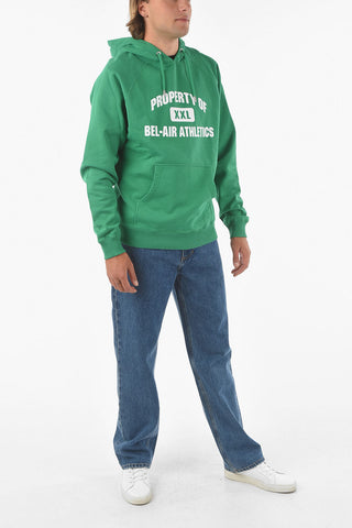 Hooded PROPERTY Sweatshirt with Contrasting Lettering Print