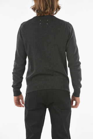 MM14 cashmere and wool crew-neck sweater