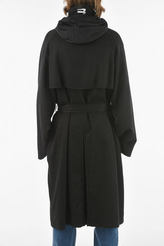 Cappotto Foderato Con Cappuccio A Scomparsa