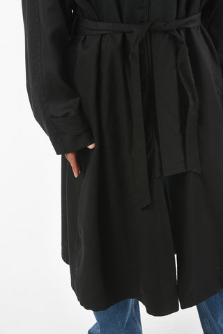 Cappotto Foderato Con Cappuccio A Scomparsa