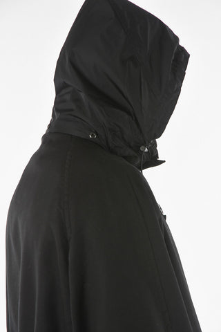 Cappotto Foderato Con Cappuccio A Scomparsa