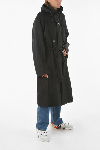 Cappotto Foderato Con Cappuccio A Scomparsa