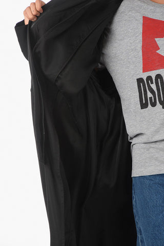 Cappotto Foderato Con Cappuccio A Scomparsa