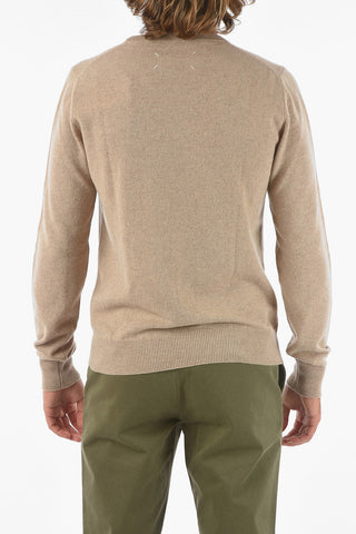 MM14 maglia girocollo in cashmere e lana