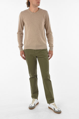 MM14 maglia girocollo in cashmere e lana