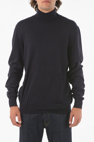 MM14 Cotton and Wool weater with Suede Detail