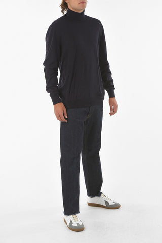 MM14 Cotton and Wool weater with Suede Detail