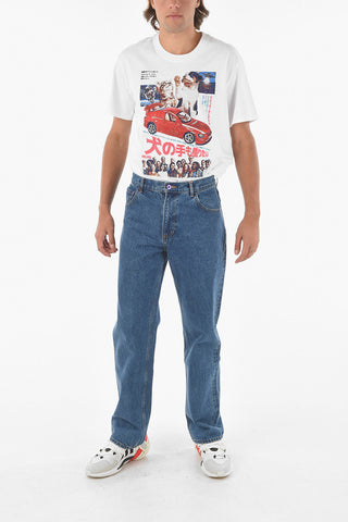 Jeans Boot-cut MILWAS in Denim con Logo