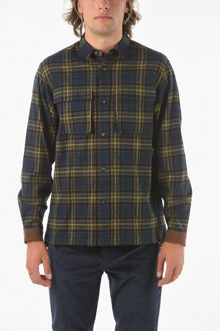 Classic Collar Tartan Motif Shirt