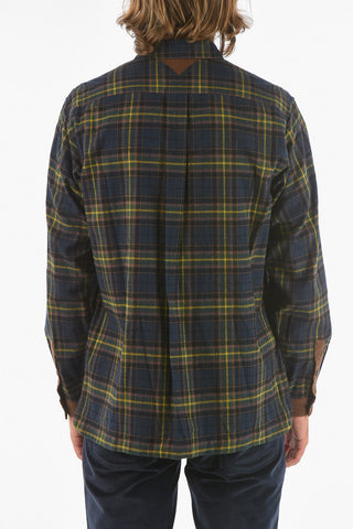Classic Collar Tartan Motif Shirt