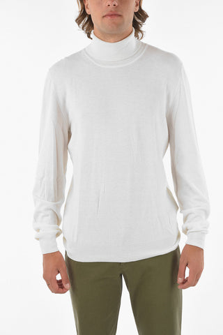 MM14 Cotton and Wool weater with Suede Detail