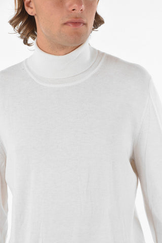 MM14 Cotton and Wool weater with Suede Detail