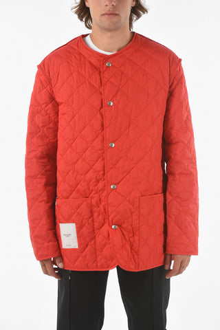 MM10 side zip quilted jacket