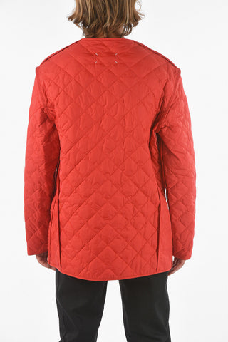 MM10 side zip quilted jacket