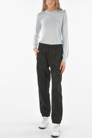 Joggers a Vita Bassa in Nylon Monogram