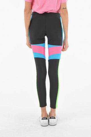 Contrasting Band MULTICOLOR Leggings