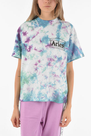 T-Shirt TEMPLE in Cotone Tie Dye